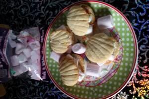 Chamallows midye kurabiye tarifi