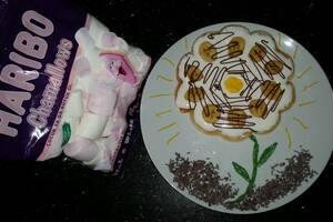 Chamallowslu papatya waffle tarifi